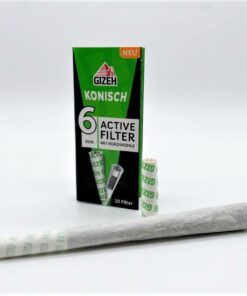 Gizeh active Filter 6mm konisch - Joint Filter zum Eindrehen
