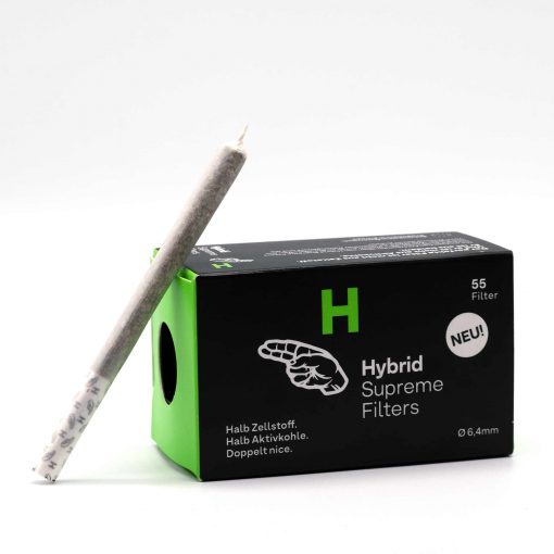 Hybrid Supreme Filters 6,4mm aus Cellulose und Aktivkohle