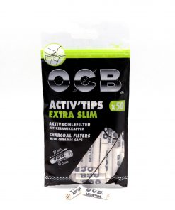 OCB active tips slim in 6mm - 50 Joint Filter zum Eindrehen