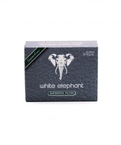 White Elephant Pfeifenfilter in 9mm mit Supermix aus Aktivkohle und Meerschaum